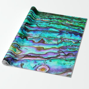 Bright Paua Muschel Abalone Wrapping Paper Geschenkpapier