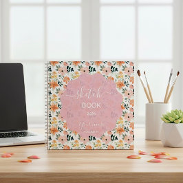 Bright Peach Blossoms Notizbuch