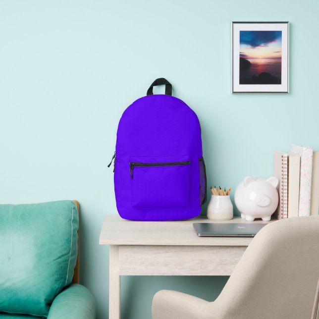 Bright Purple Backpack Bedruckter Rucksack (InSitu)