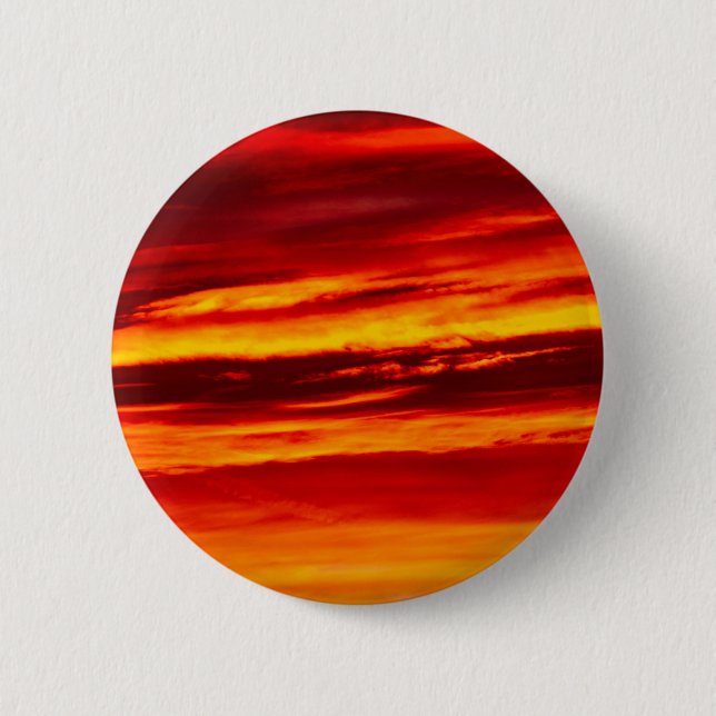 Bright Red Sunset Button (Vorderseite)