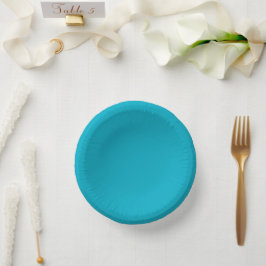 Bright Rich Sky Blue Paper Bowls Pappteller