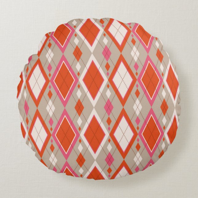 Bright Round Pillow Rundes Kissen (Vorderseite)