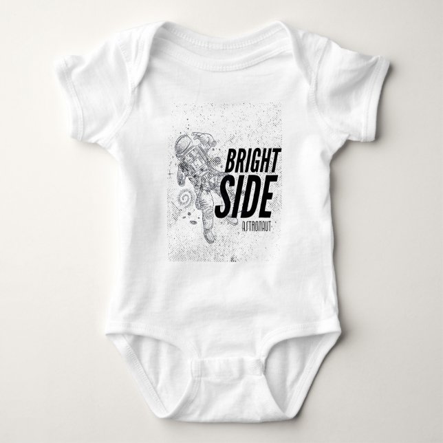 BRIGHT SEITE ASTRONAUT BABY STRAMPLER (Vorderseite)