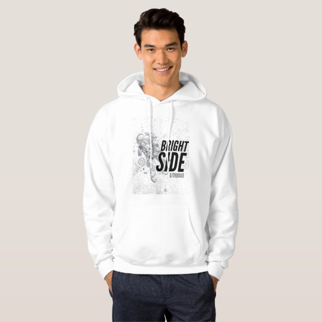 BRIGHT SEITE ASTRONAUT HOODIE (Vorne ganz)