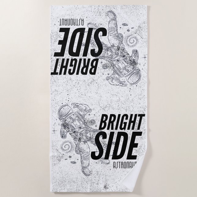 BRIGHT SEITE ASTRONAUT STRANDTUCH (Vorderseite)