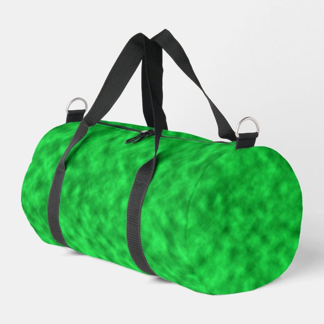Bright Shades of Green Abstract Art Pattern Duffle Bag (Linke Seite)