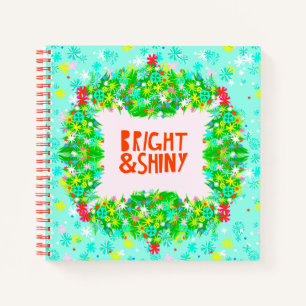 Bright & Shiny Wreath Notizbuch