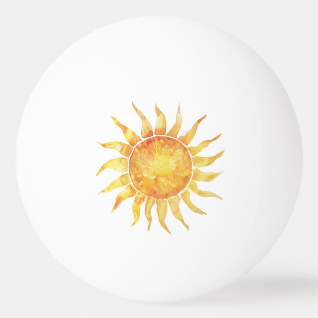 Bright Sky Sun Tischtennisball (Vorderseite)