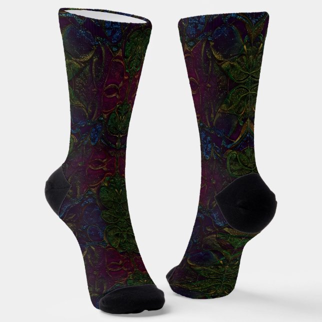 Bright Socks Elaborate Seamless Patterns 0039303 Socken (Gewinkelt)