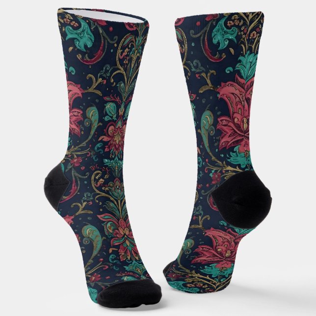 Bright Socks Elaborate Seamless Patterns 0039314 Socken (Gewinkelt)