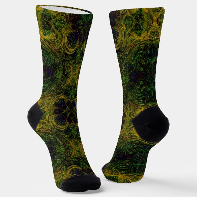 Bright Socks Elaborate Seamless Patterns 0039332 Socken (Gewinkelt)