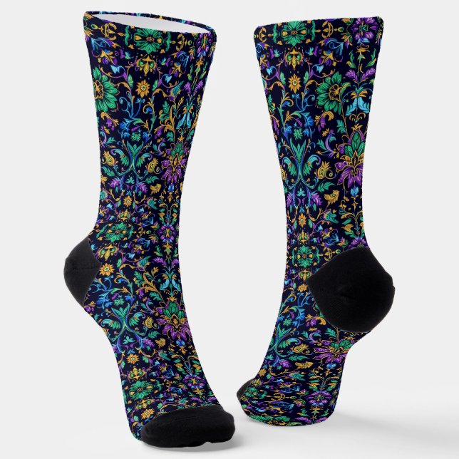 Bright Socks Elaborate Seamless Patterns 0039349 Socken (Gewinkelt)