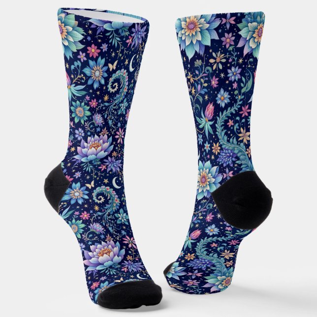 Bright Socks Elaborate Seamless Patterns 0039378 Socken (Gewinkelt)