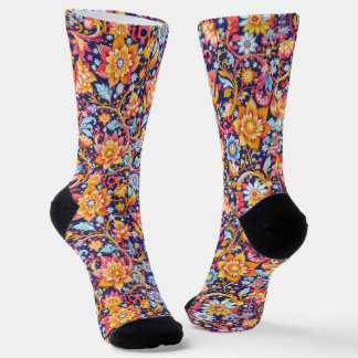 Bright Socks Elaborate Seamless Patterns 0039379 Socken