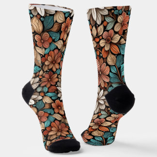 Bright Socks Elaborate Seamless Patterns 0039388 Socken