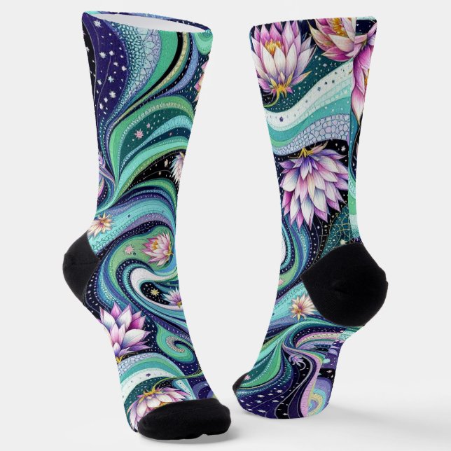 Bright Socks Elaborate Seamless Patterns 0039401 Socken (Gewinkelt)