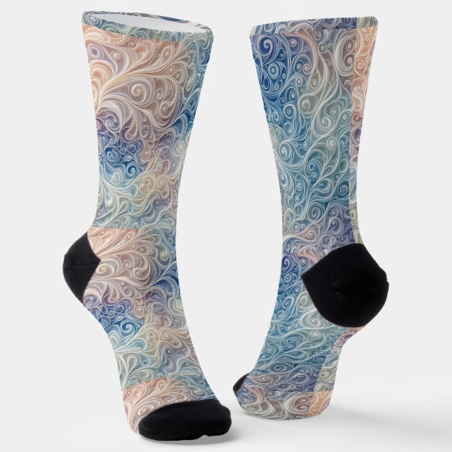 Bright Socks Elaborate Seamless Patterns 0039414 Socken (Gewinkelt)