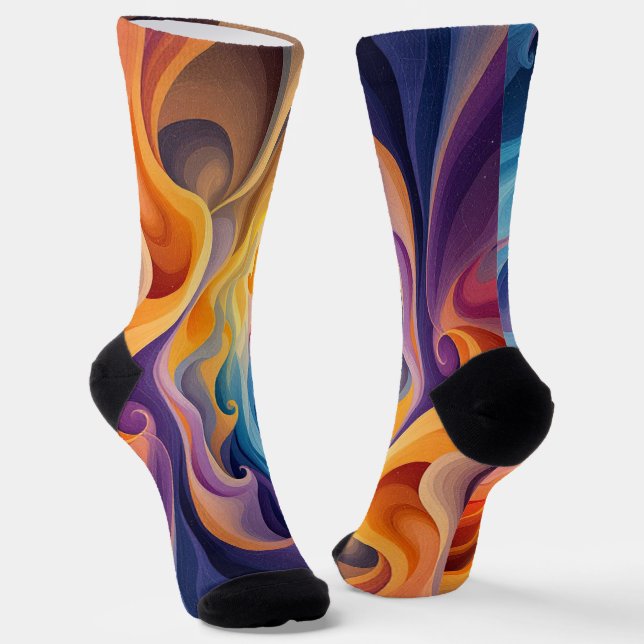 Bright Socks Elaborate Seamless Patterns 0039421 Socken (Gewinkelt)