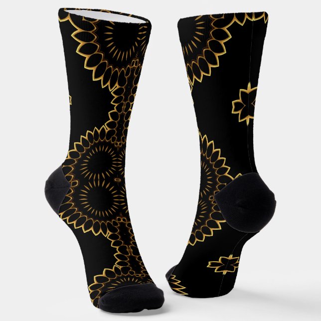 Bright Socks Fractal Seamless Patterns 0042091 Socken (Gewinkelt)