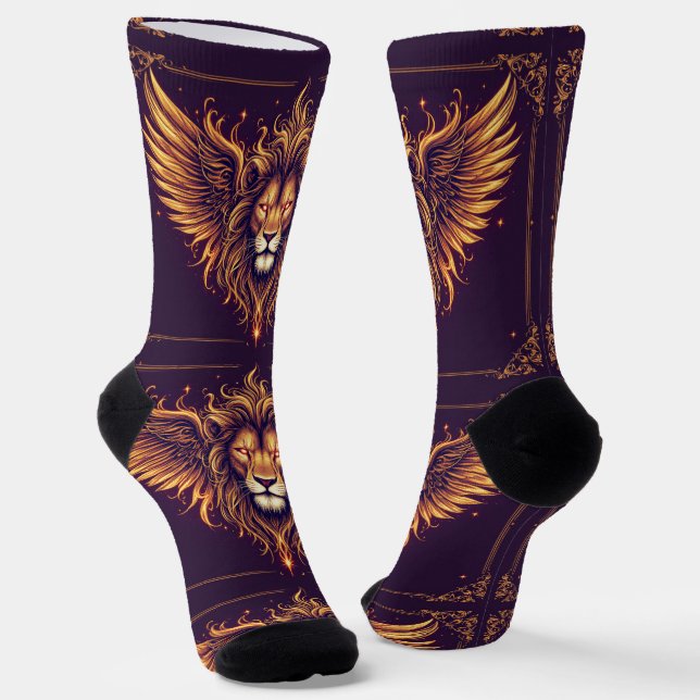 Bright Socks Motivational Art 0043996 Socken (Gewinkelt)