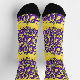 Bright Socks Motivational Art 0043999 Socken