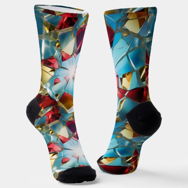 Bright Socks Picture Art 0038496 Socken (Gewinkelt)