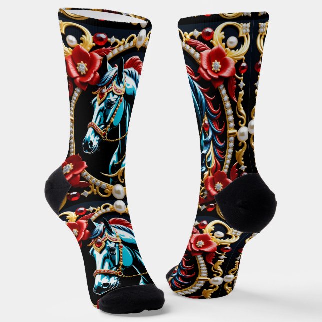 Bright Socks Picture Art 0038506 Socken (Gewinkelt)