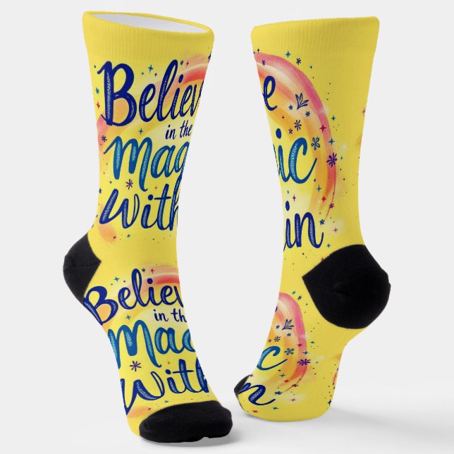 Bright Socks RANDOPIX Art Socks 0039477 Socken (Gewinkelt)