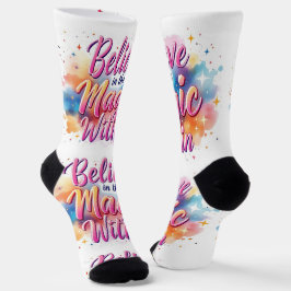 Bright Socks RANDOPIX Magie glauben 0039492 Socken