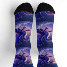 Bright Socks RANDOPIX Mond Drache 0039525