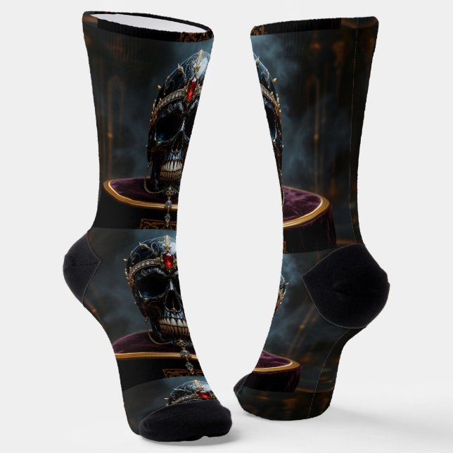 Bright Socks Skull Pics 0037654 Socken (Gewinkelt)