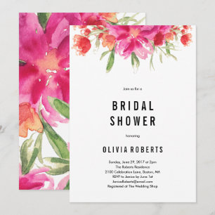 Bright Summer Bridal Show Invitation
