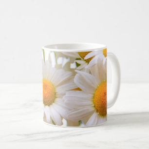 Bright Summer Daisies Blume Kaffeetasse