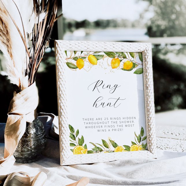 Bright Summer Lemon Brautparty Ring Hit Poster (Von Creator hochgeladen)