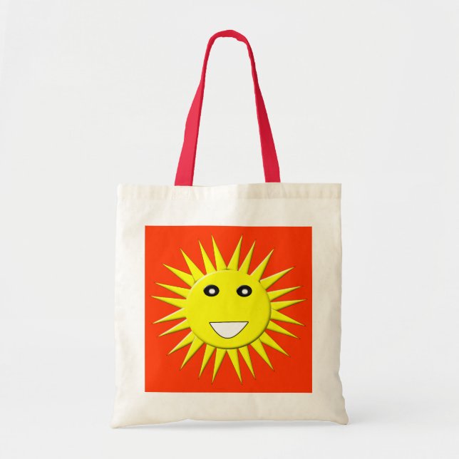 Bright Sunshine Budget Tote Bag Tragetasche (Vorne)