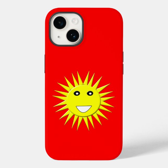Bright Sunshine Case-Mate iPhone 14 Hülle (Rückseite)