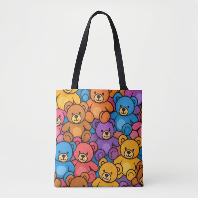 Bright Teddy Bears Tasche (Vorderseite)