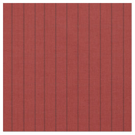 Bright Textured Red & Linen Streifen Stoff