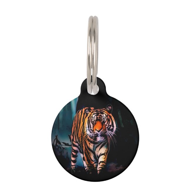 Bright Tiger Dark Forest Haustiermarke (Vorderseite)
