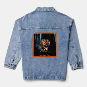 Bright Tiger Dark Forest Jeansjacke