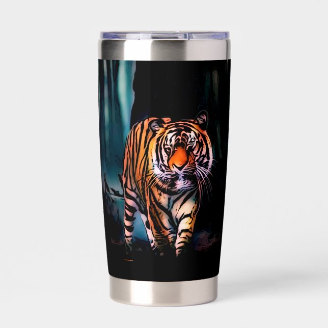 Bright Tiger Dark Forest Thermobecher (Vorderseite)