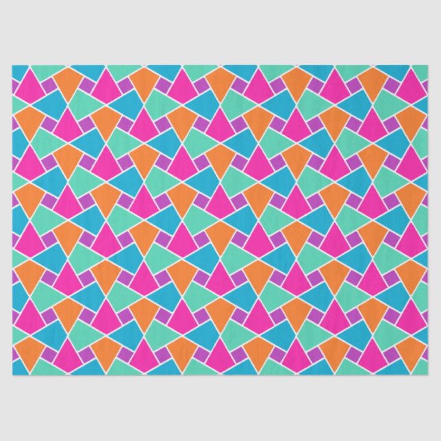 Bright Traditional Islamic Pattern Tissue Paper Seidenpapier (Vorderseite)