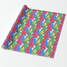 Bright Tree Wrapping Paper Geschenkpapier