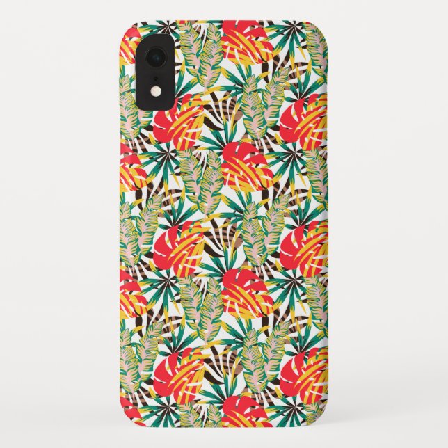 Bright Tropical Pattern Case-Mate iPhone Hülle (Rückseite)