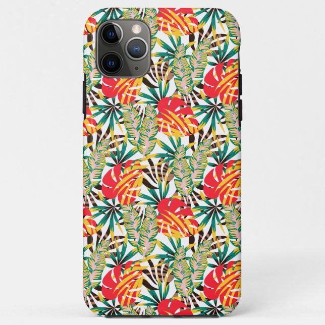Bright Tropical Pattern Case-Mate iPhone Hülle (Rückseite)