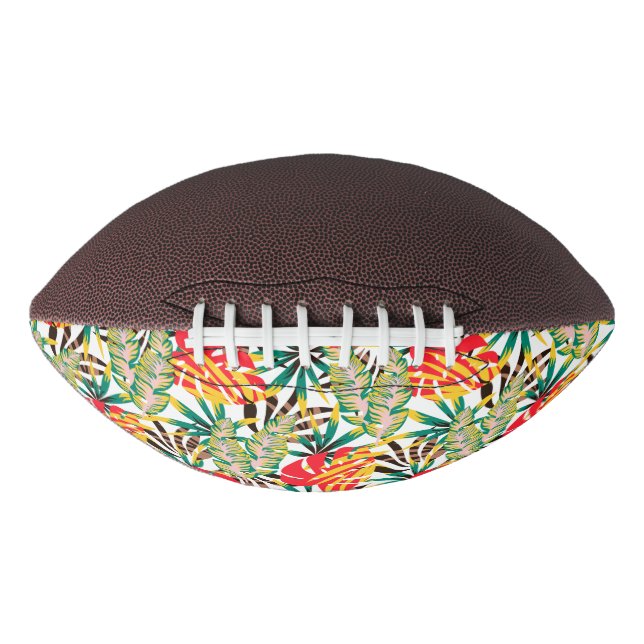 Bright Tropical Pattern Football (Vorderseite)