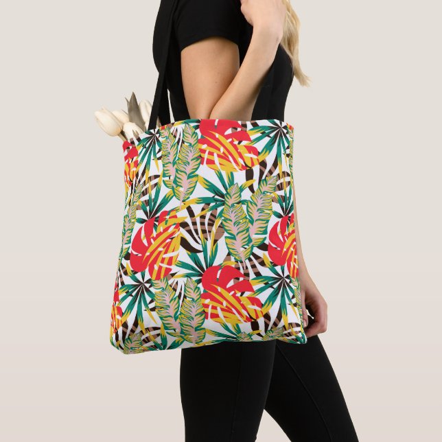 Bright Tropical Pattern Tasche (Von Nahem)