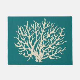 Bright Turquoise mat Nautique Tapis