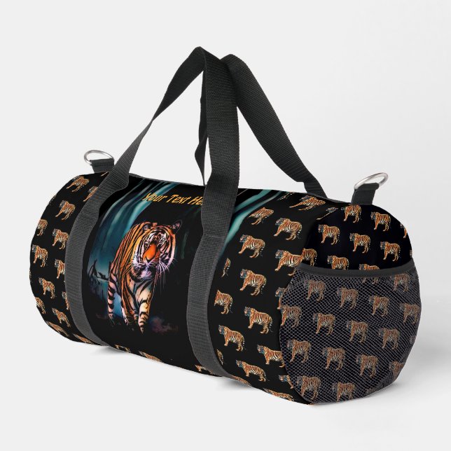 Bright Tyger Dark Forest Duffle Bag (Rechte Ecke)