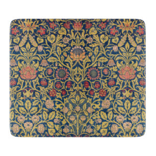 Bright Violet und Columbine (von William Morris) Schneidebrett